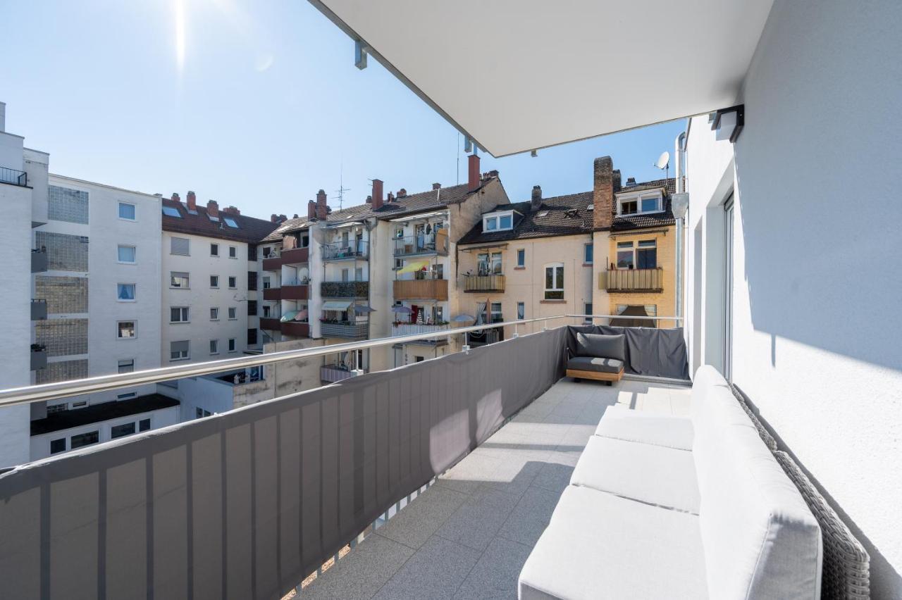 Lit Living: Luxus - Box Spring - Parking - Terrace Apartment ลุดวิกส์ฮาเฟน อัม ไรน์ ห้อง รูปภาพ